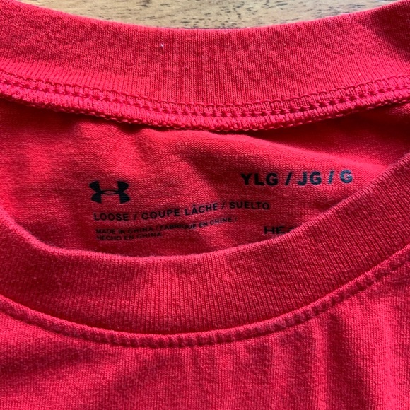 Under Armour boy’s L - red t-shirt - Picture 2 of 4